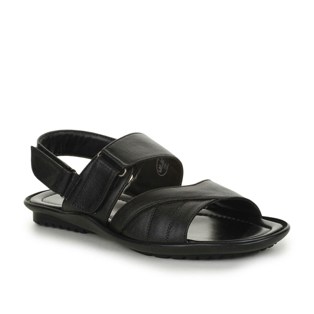 Coolers Formal (Black) Sandals For Men LAF-22 By Liberty