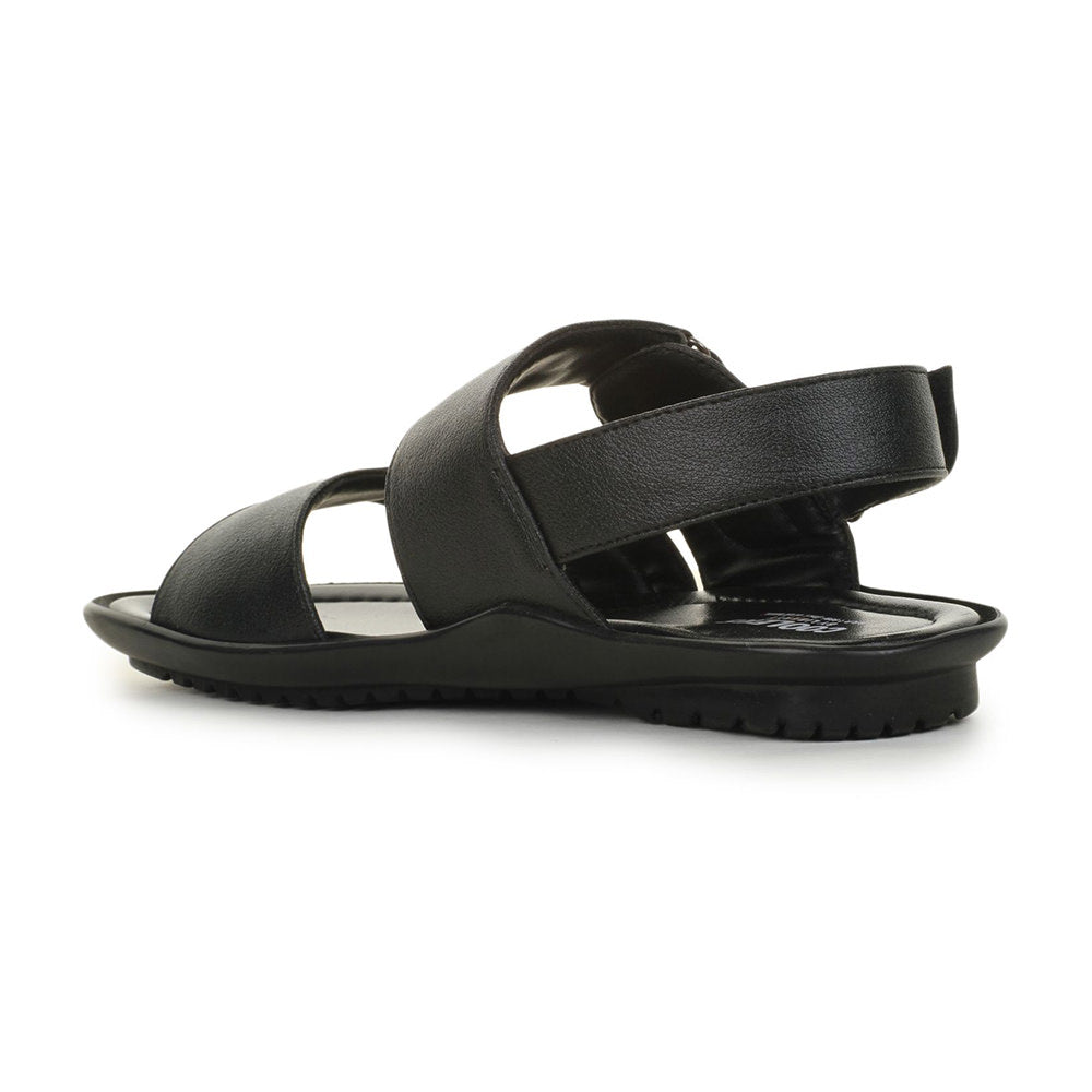 Coolers Formal (Black) Sandals For Men LAF-22 By Liberty