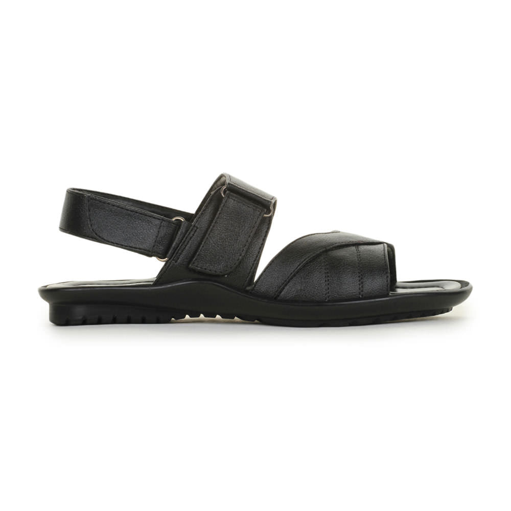 Coolers Formal (Black) Sandals For Men LAF-22 By Liberty