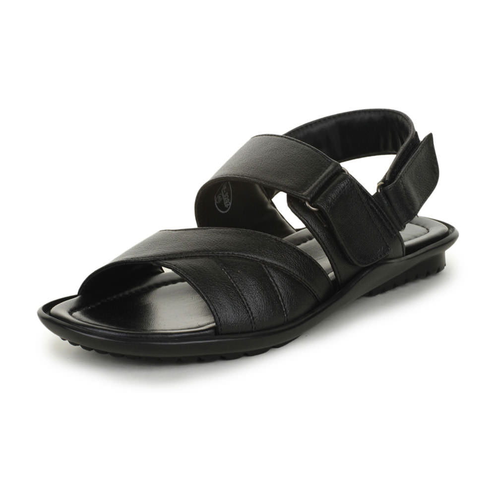 Coolers Formal (Black) Sandals For Men LAF-22 By Liberty