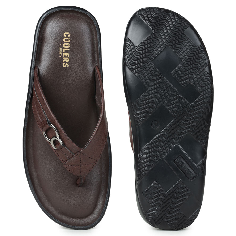 Coolers Casual (Brown) Slipper For Men LFL-4 By Liberty