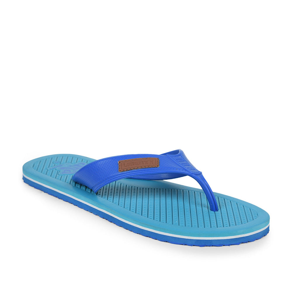 A-HA Casual Sky Blue Flip-Flops For Men HARRISON By Liberty