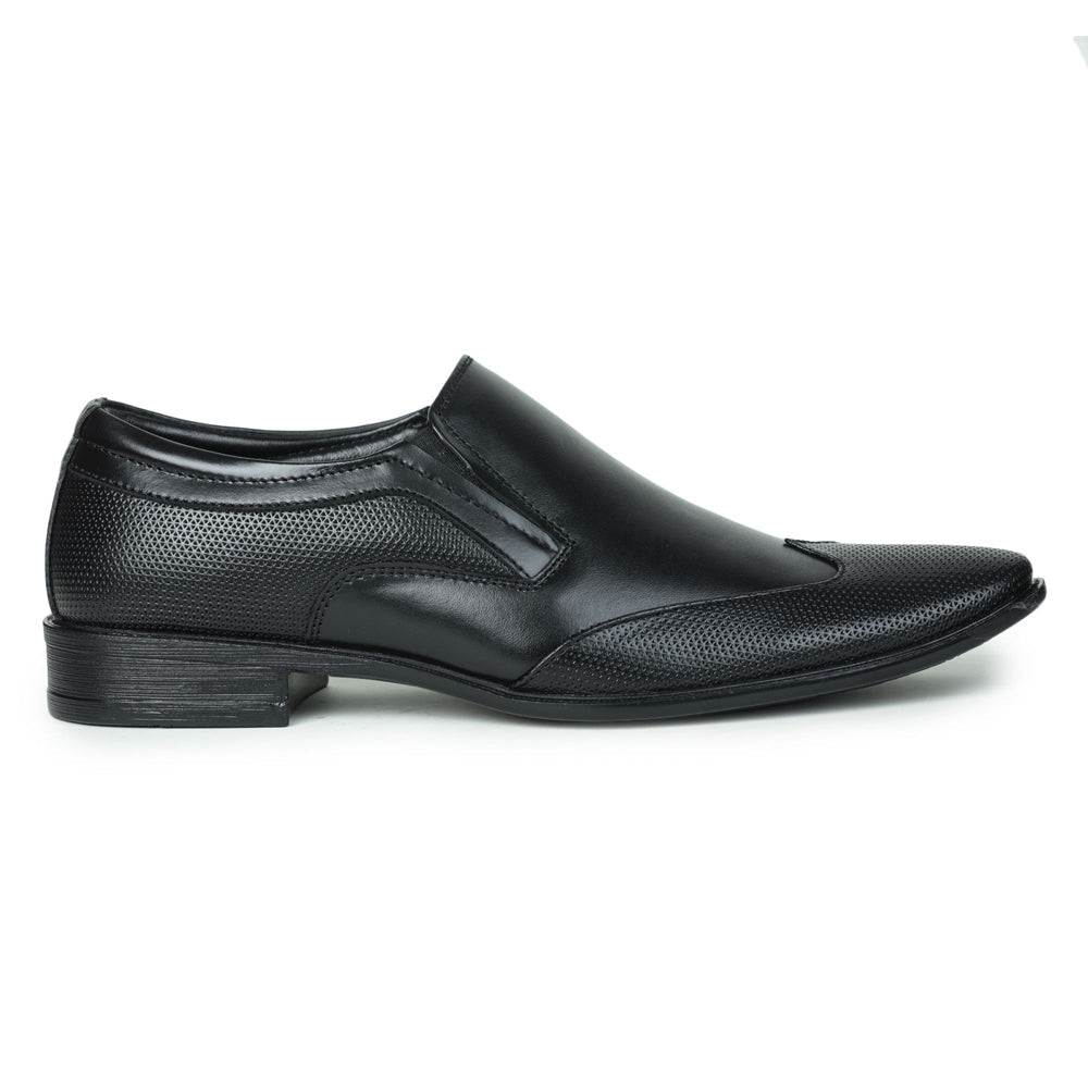 Fortune (Black) Wingtip Loafer Shoes For Men JPL-119 By Liberty