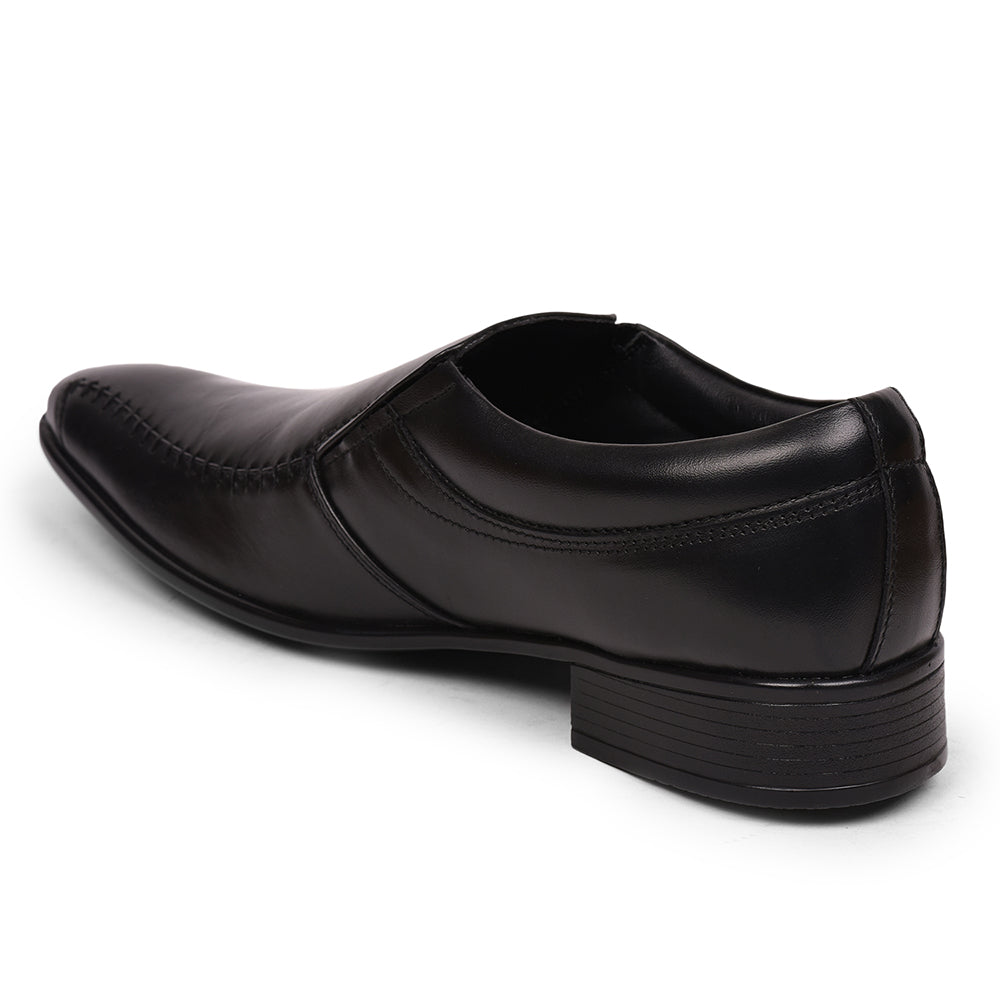 Fortune (Black) Classic Loafer Shoes For Men JPL-117 By Liberty