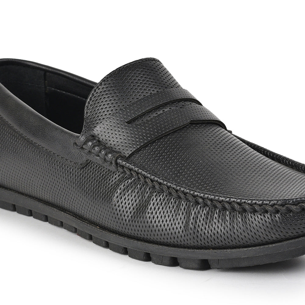 Fortune (BLACK) Casual Loafer Shoes For Men AVN-5 By Liberty