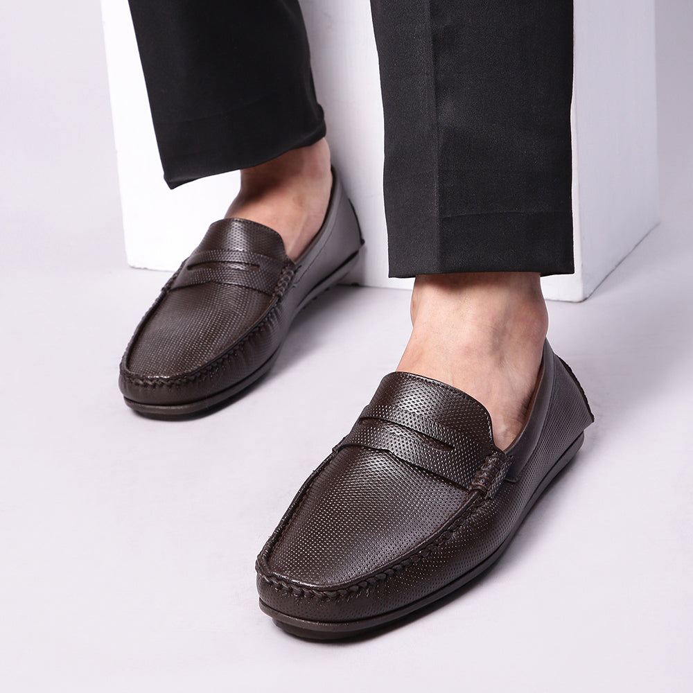 Fortune (BROWN) Casual Loafer Shoes For Men AVN-5 By Liberty