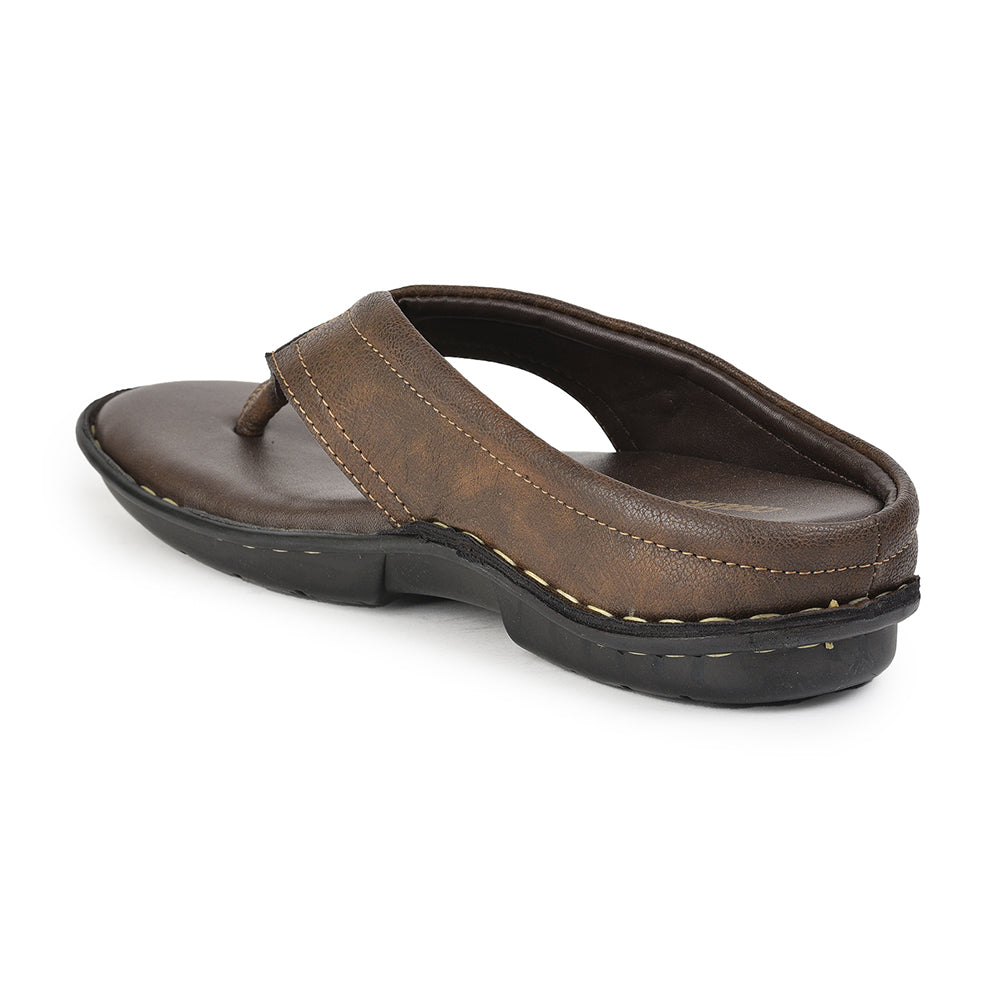 Coolers Casual (Brown) Slippers For Men AVN-8 By Liberty