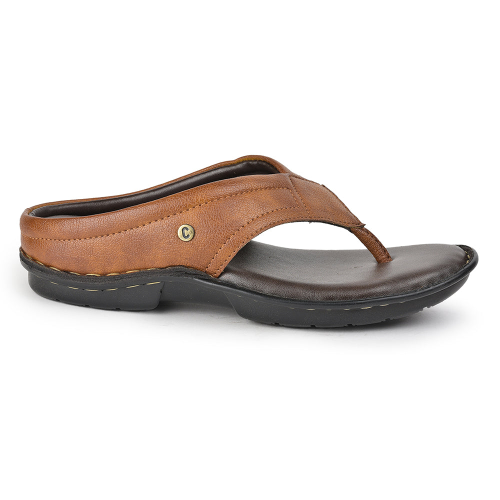 Coolers By Liberty AVN-8 Casual Tan Slippers For Men