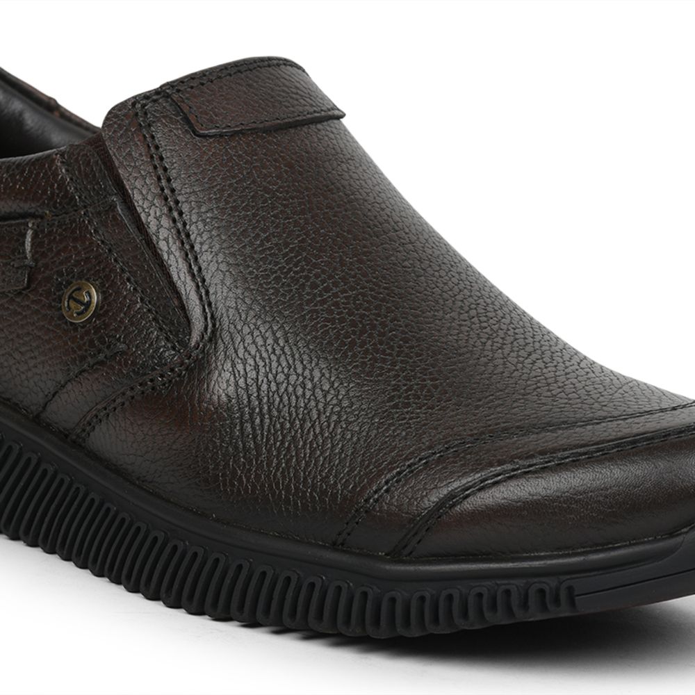 Healers Casual (D.Brown) Slip-On Shoes For Men DTL-81 By Liberty