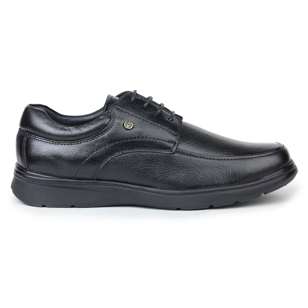 Healers Formal Lacing Shoes For Men (Black) AV-1 By Liberty