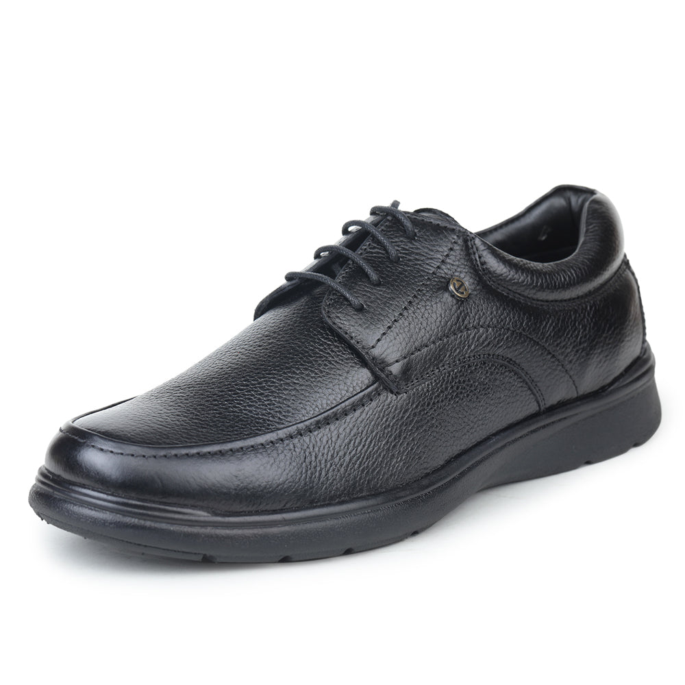 Healers Formal Lacing Shoes For Men (Black) AV-1 By Liberty