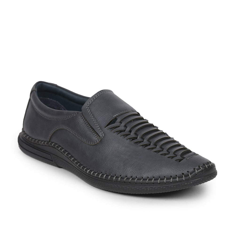 Gliders Casual Navy Blue Slip on Moccasin For Men SYN-43 By Liberty