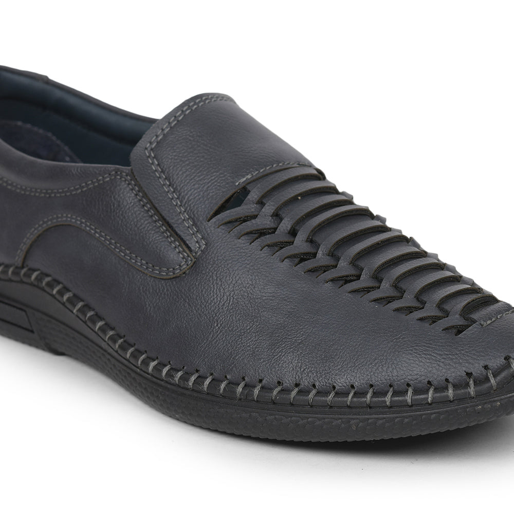 Gliders Casual Navy Blue Slip on Moccasin For Men SYN-43 By Liberty