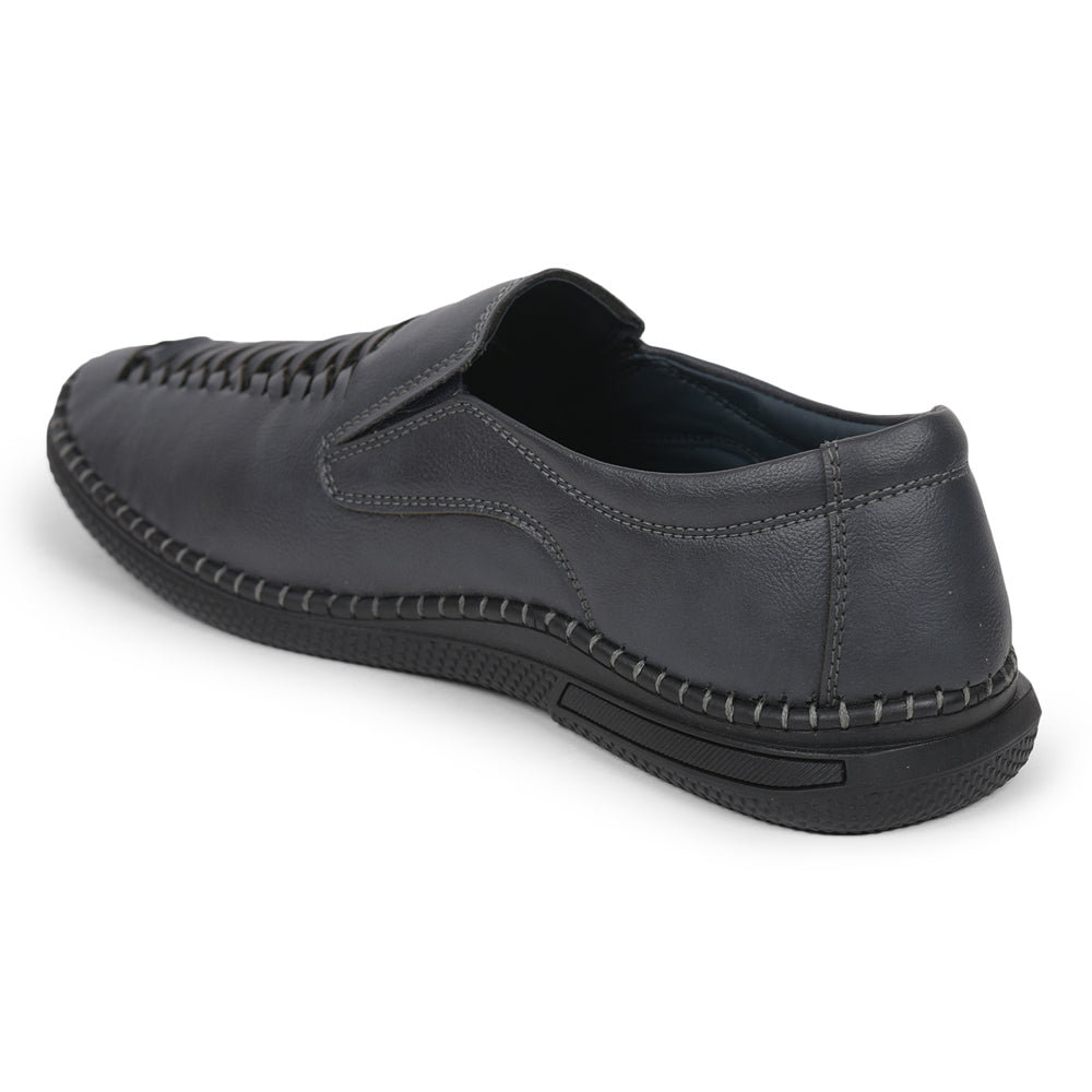 Gliders Casual Navy Blue Slip on Moccasin For Men SYN-43 By Liberty