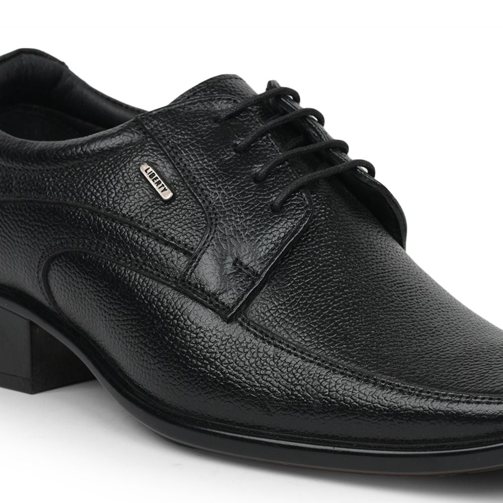 Fortune (Black) Formal Lace Up Shoes For Men AGK-37 By Liberty