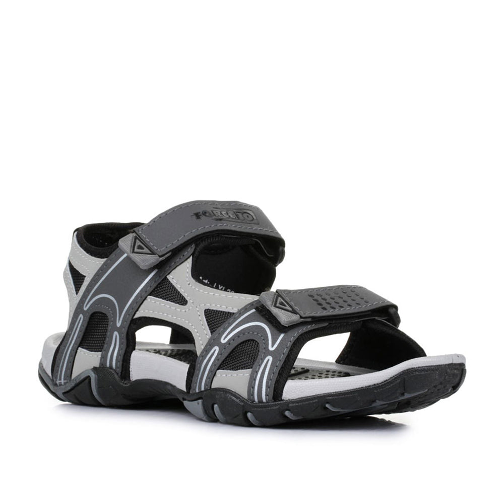 Force 1 Grey Sporty Sandals For Men LXI-2 By Liberty