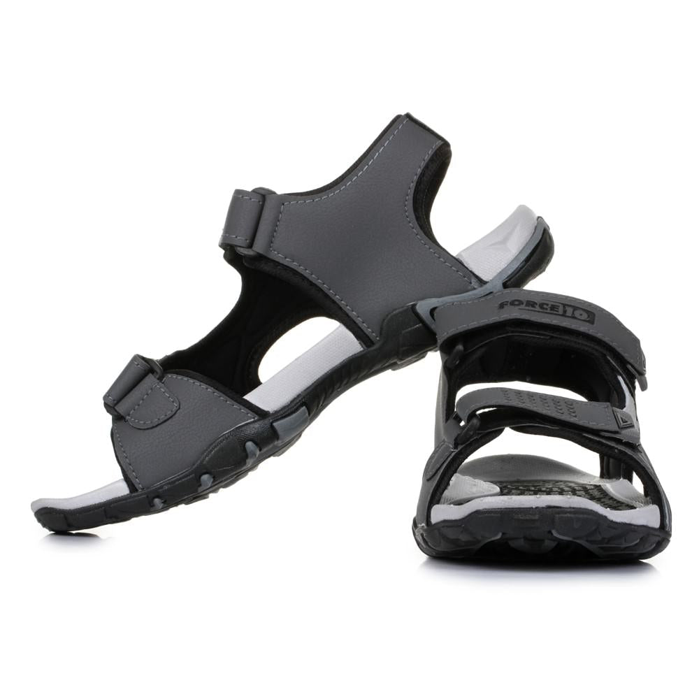 Force 1 Grey Sporty Sandals For Men LXI-2 By Liberty