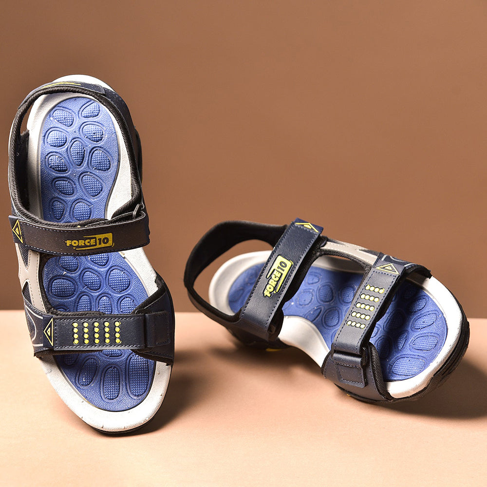 Force 1 Sporty Blue Sandals For Men LXI-2 By Liberty