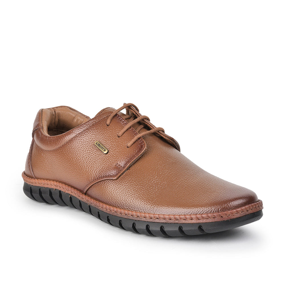 Fortune (TAN) Casual Lace Up Shoes For Men BRL-1 By Liberty