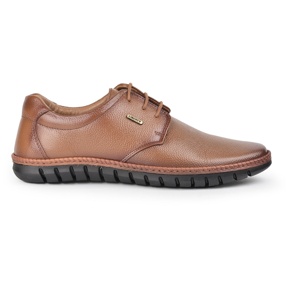 Fortune (TAN) Casual Lace Up Shoes For Men BRL-1 By Liberty