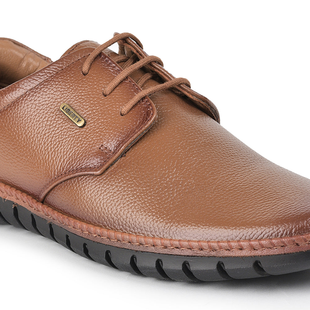 Fortune (TAN) Casual Lace Up Shoes For Men BRL-1 By Liberty