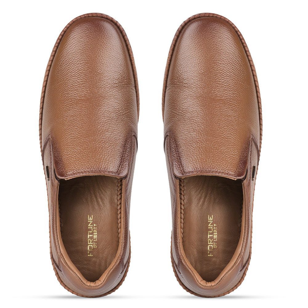 Fortune (TAN) Casual Slip on Shoes For Men BRL-11 By Liberty