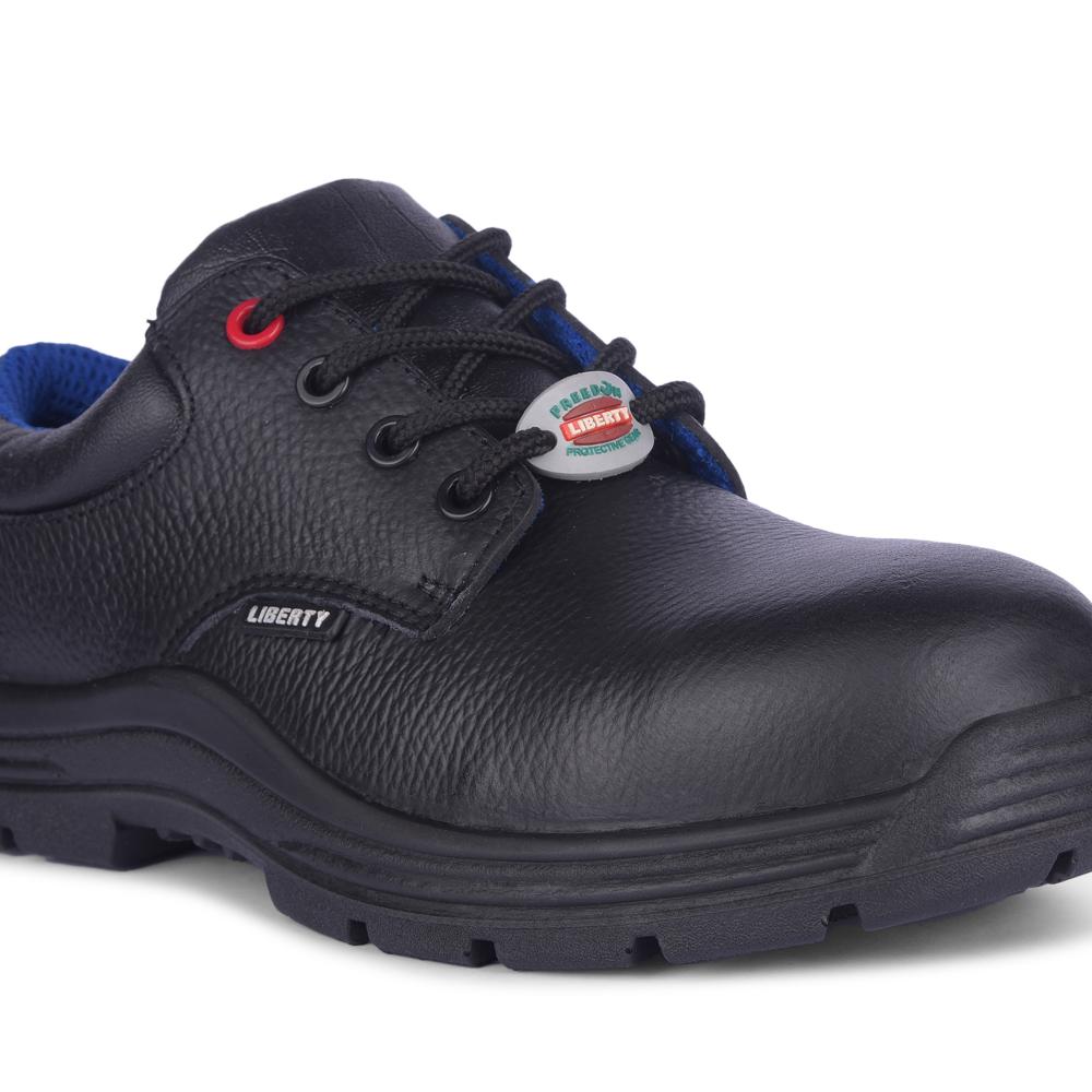 Freedom By Liberty Mens SURKSHA1CJ Black Safety Lacing Shoes