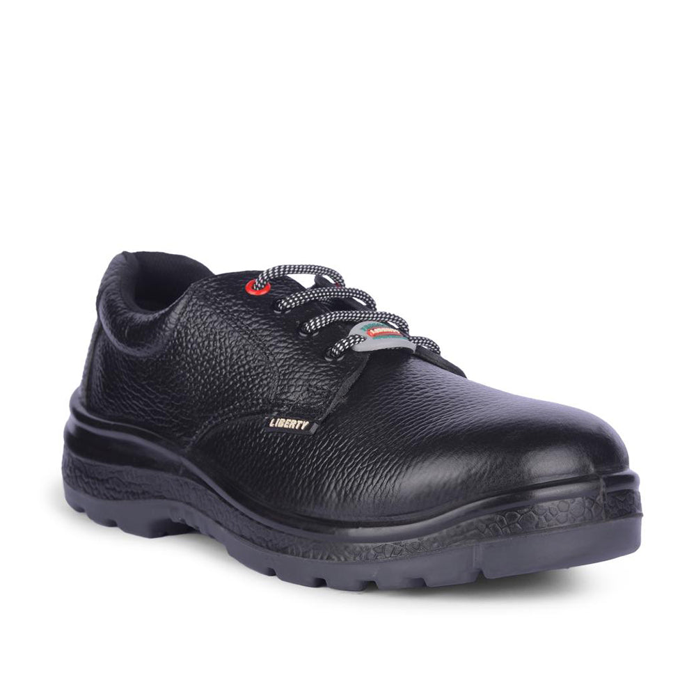 Freedom By Liberty Mens SURAKSHASR Black Safety Lacing Shoes