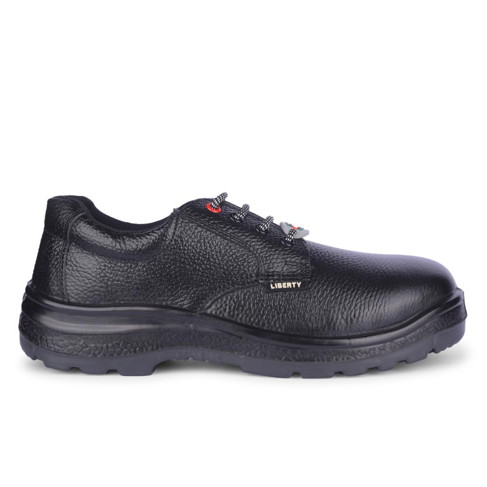 Freedom By Liberty Mens SURAKSHASR Black Safety Lacing Shoes