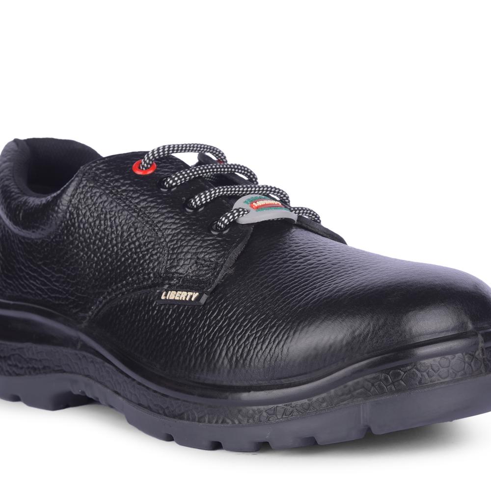 Freedom By Liberty Mens SURAKSHASR Black Safety Lacing Shoes