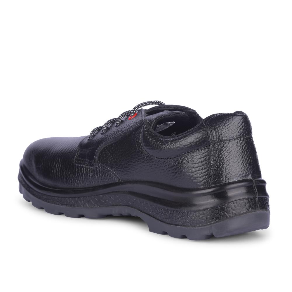 Freedom By Liberty Mens SURAKSHASR Black Safety Lacing Shoes