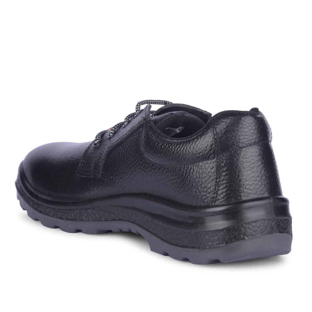 Freedom By Liberty Mens SURAKSHARA Black Safety Lacing Shoes