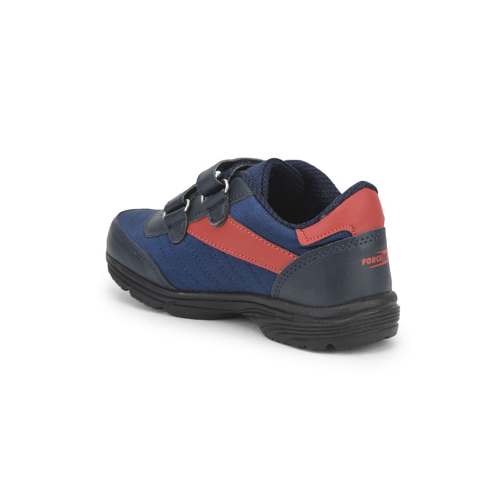 Force 1 Casual Non Lacing Shoes For Kids (Red) 997-51VBL By Liberty