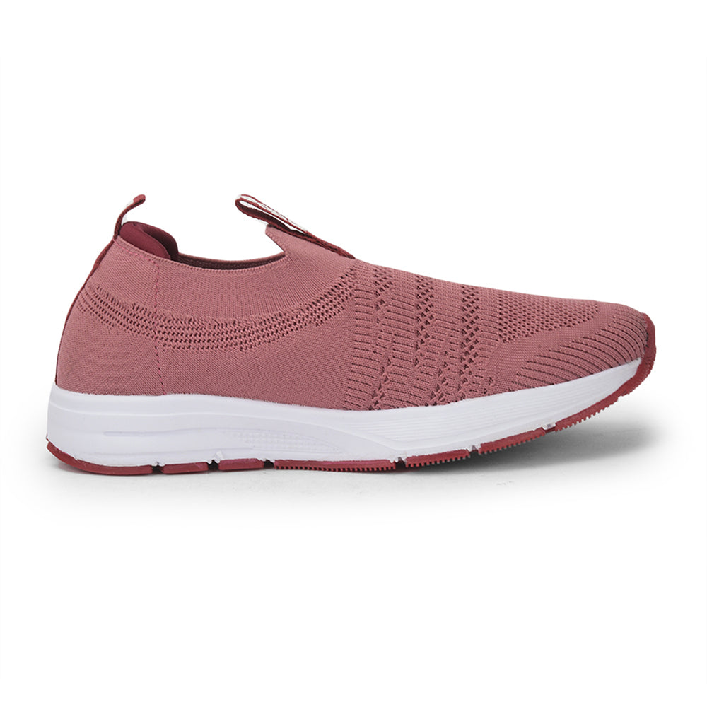 Leap7x Non Lacing Sports Shoes For Ladies (Peach) PERTH-1 By Liberty