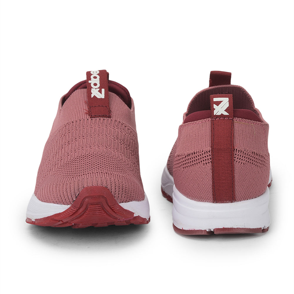 Leap7x Non Lacing Sports Shoes For Ladies (Peach) PERTH-1 By Liberty