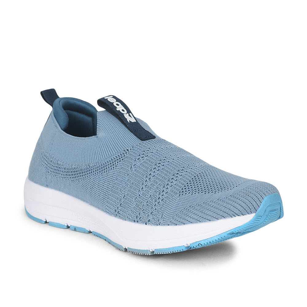 Leap7x Non Lacing Sports Shoes For Ladies (S.Blue) PERTH-1 By Liberty