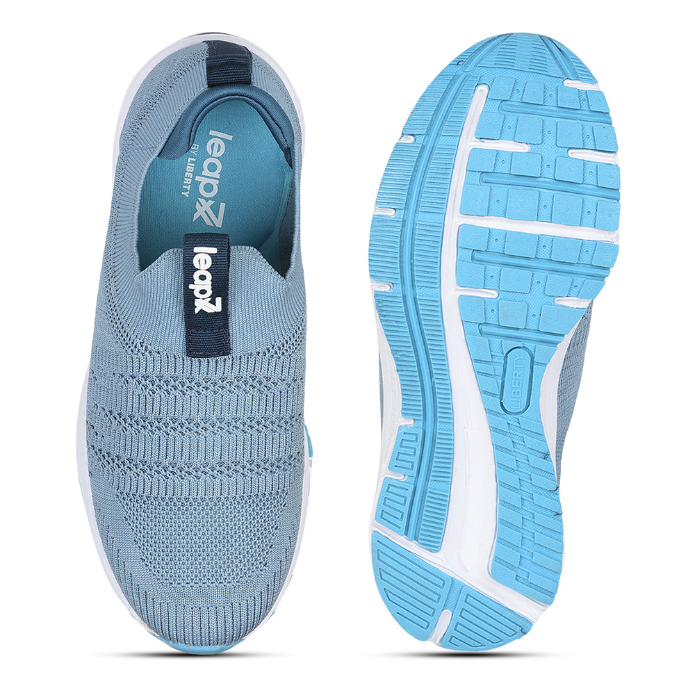 Leap7x Non Lacing Sports Shoes For Ladies (S.Blue) PERTH-1 By Liberty