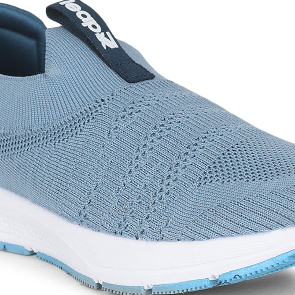 Leap7x Non Lacing Sports Shoes For Ladies (S.Blue) PERTH-1 By Liberty