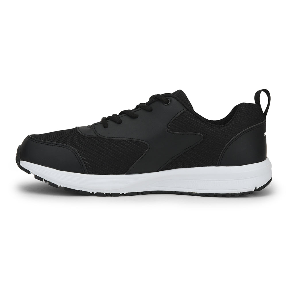 Force 1 Sports Lacing Shoes For Men (Black) SPRINT By Liberty