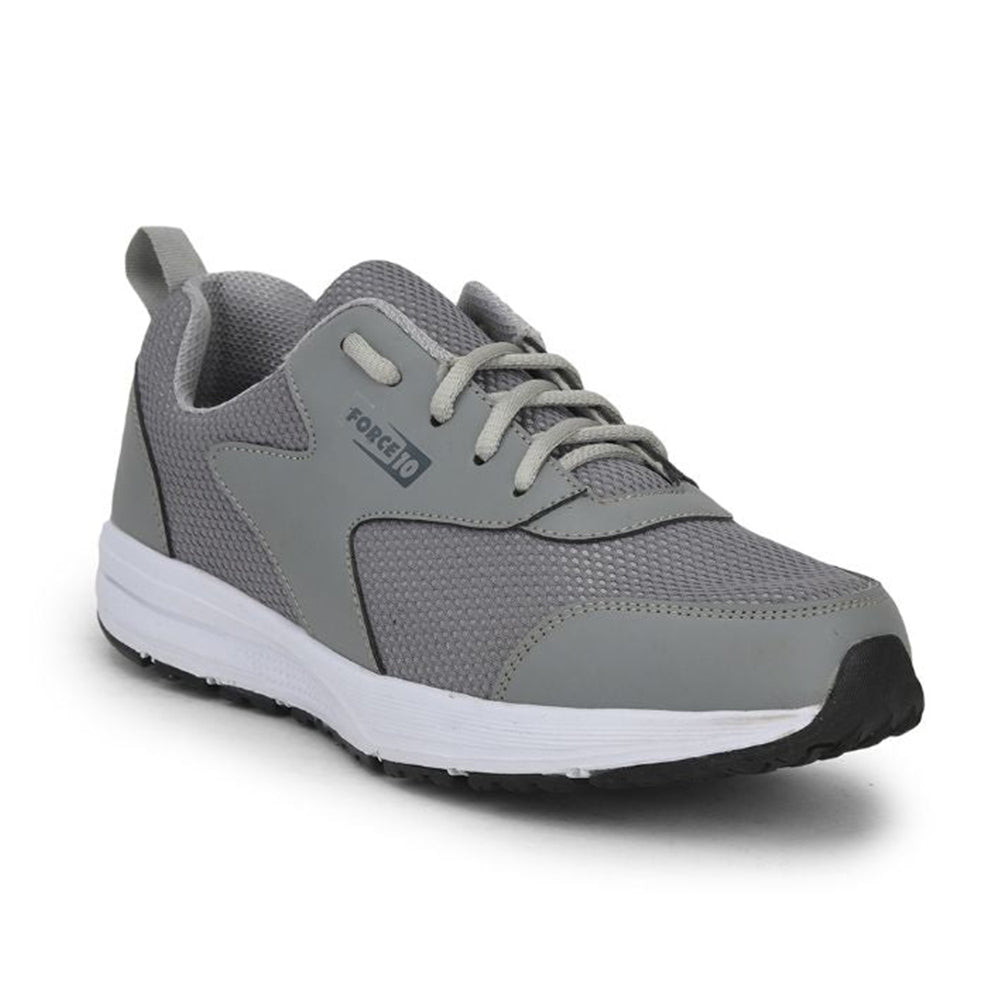 Force 1 Sports Lacing Shoes For Men (Grey) SPRINT By Liberty