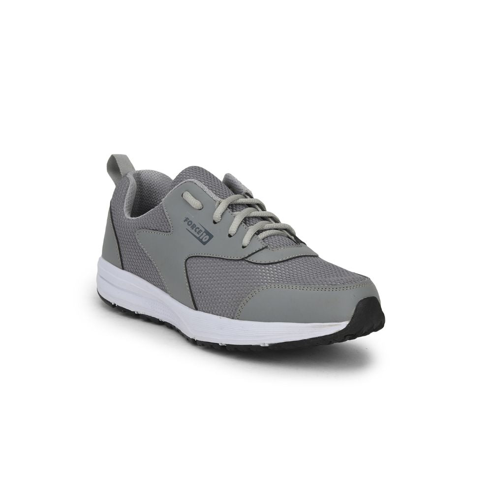 Force 1 Sports Lacing Shoes For Men (Grey) SPRINT By Liberty