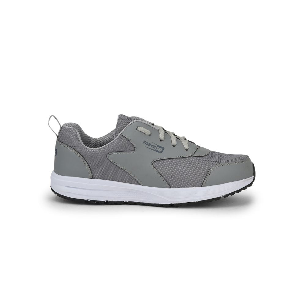 Force 1 Sports Lacing Shoes For Men (Grey) SPRINT By Liberty