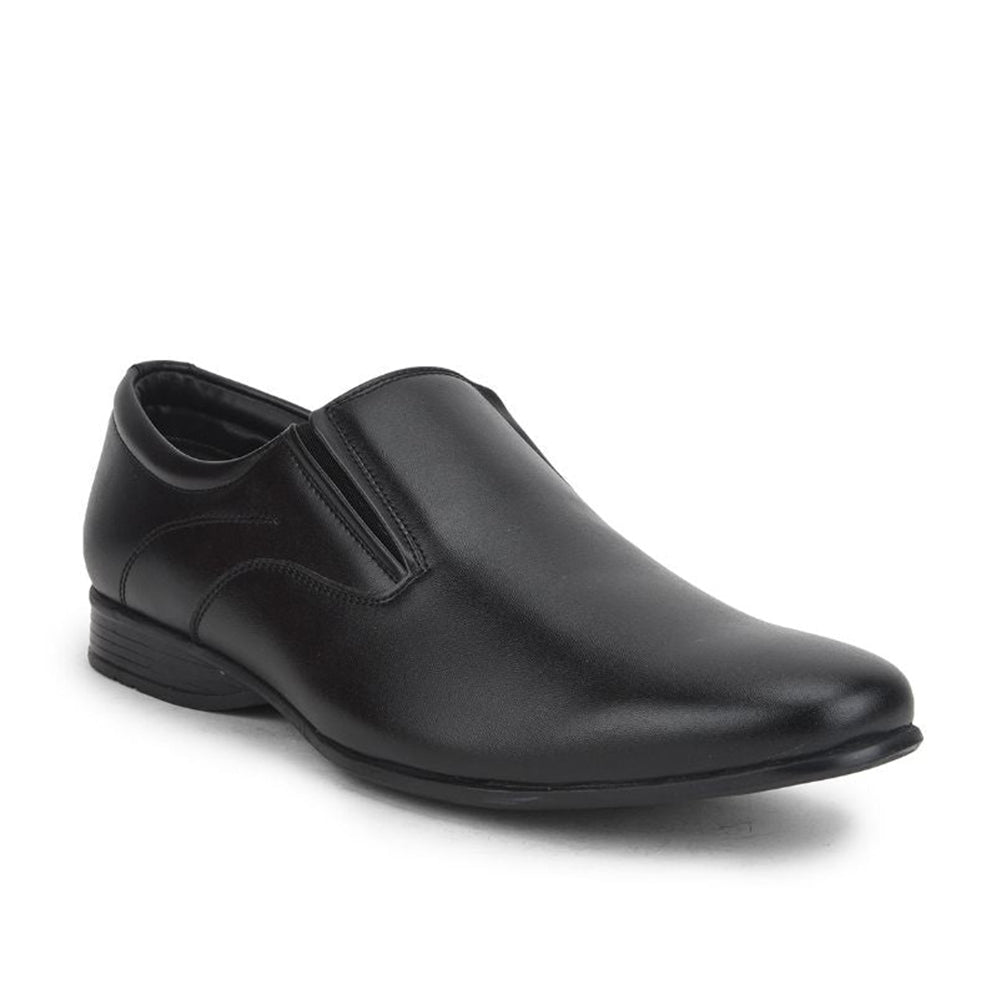 Fortune (Black) Formal Slip on Shoes For Men Robert-1 By Liberty