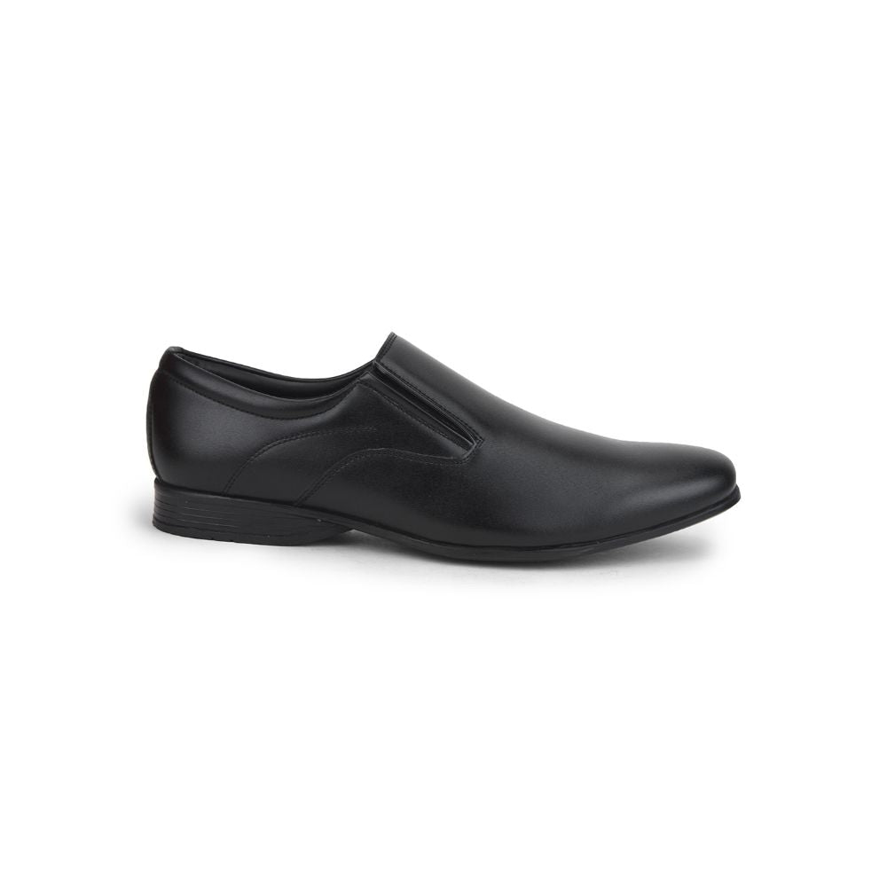 Fortune (Black) Formal Slip on Shoes For Men Robert-1 By Liberty