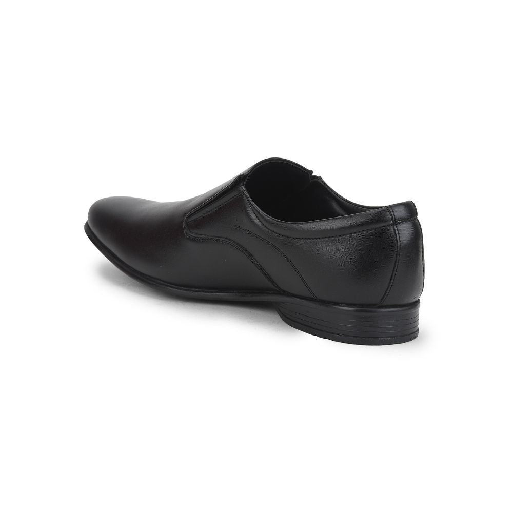 Fortune (Black) Formal Slip on Shoes For Men Robert-1 By Liberty