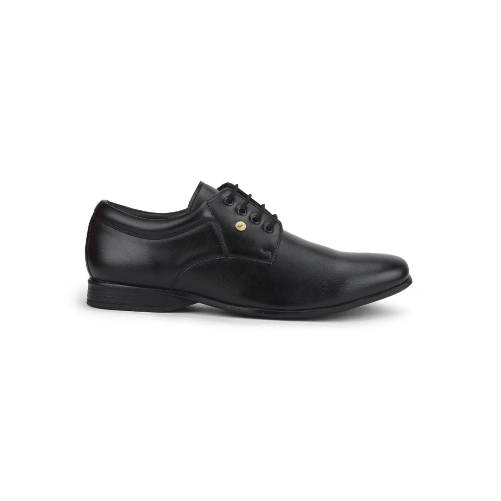 Fortune (Black) Formal Lace Up Shoes For Men Robert-2 By Liberty