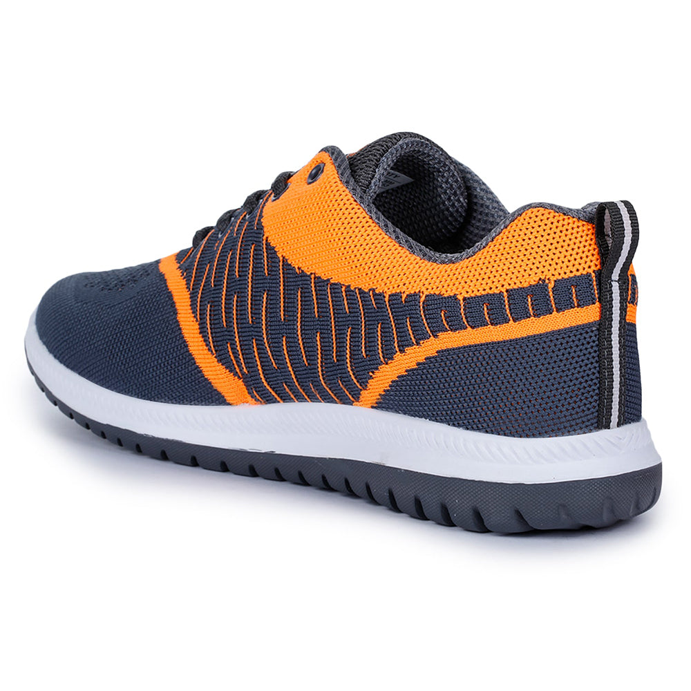 Lucy & Luke Lacing Orange Sports Running Shoes For Kids JAMIE-7 By Liberty