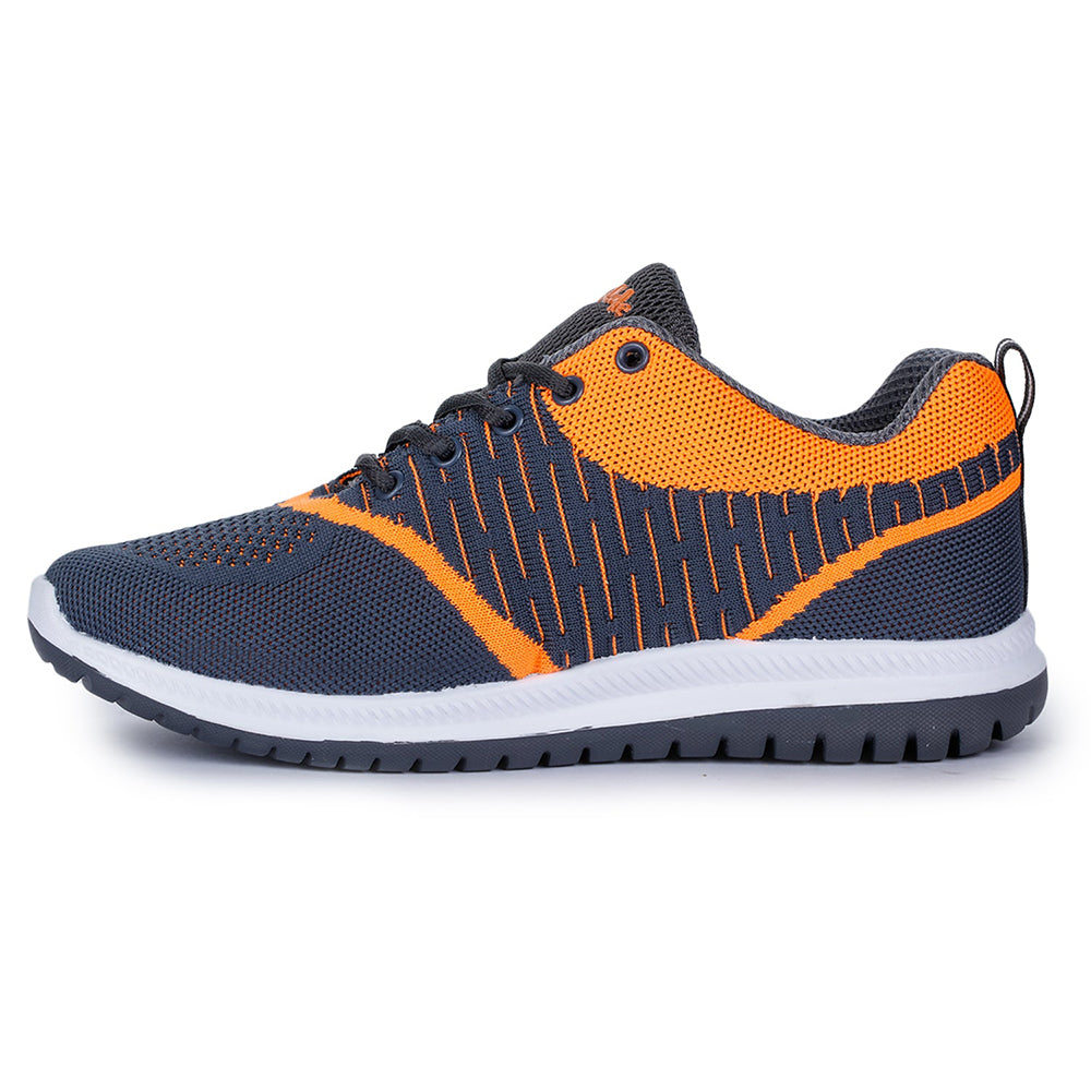 Lucy & Luke Lacing Orange Sports Running Shoes For Kids JAMIE-7 By Liberty