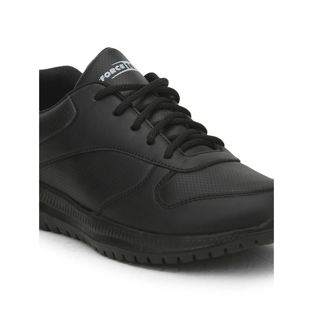 Force 1 School Lacing Shoes For Kids (Black) SKOLPRO-L By Liberty