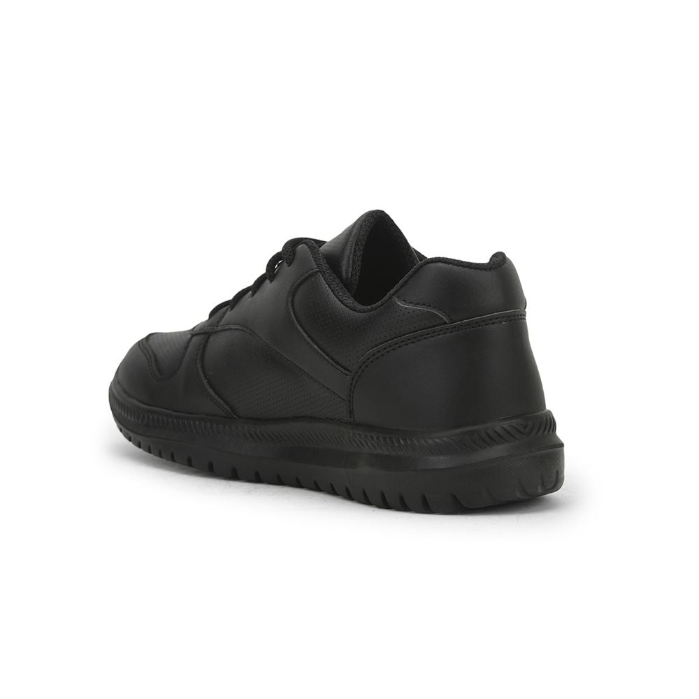 Force 1 School Lacing Shoes For Kids (Black) SKOLPRO-L By Liberty